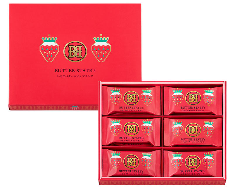 いちごバターホイップサンド